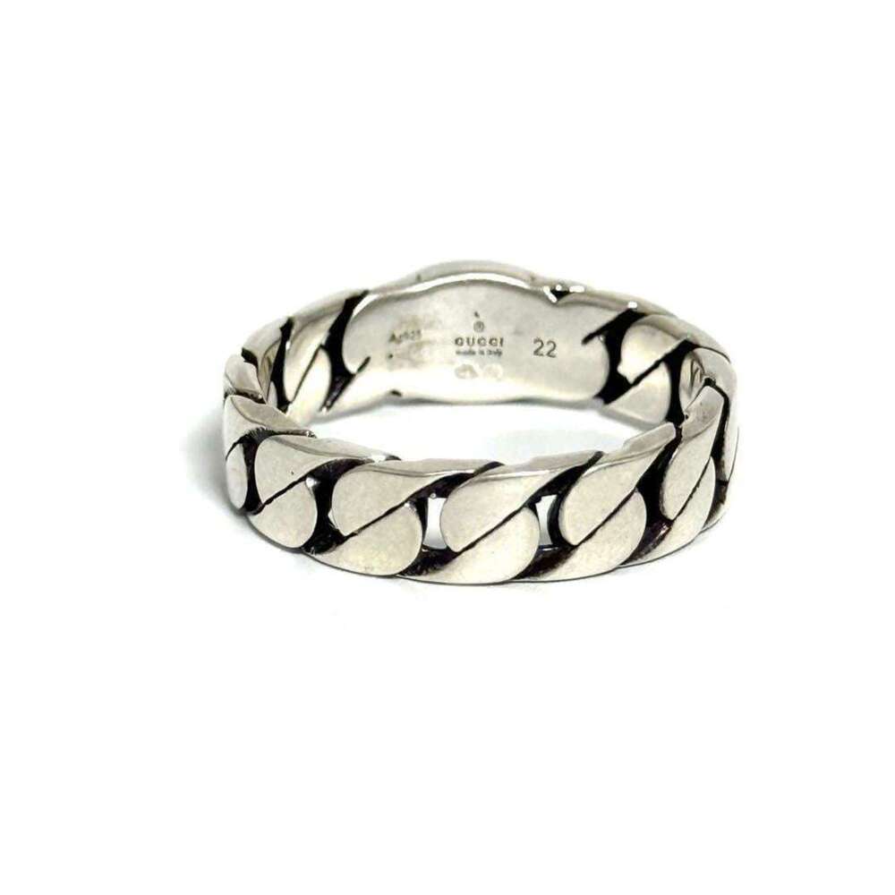 Gucci Men's Interlocking G Silver Ring - Picture 3 of 10